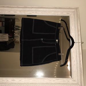 forever 21 black skirt